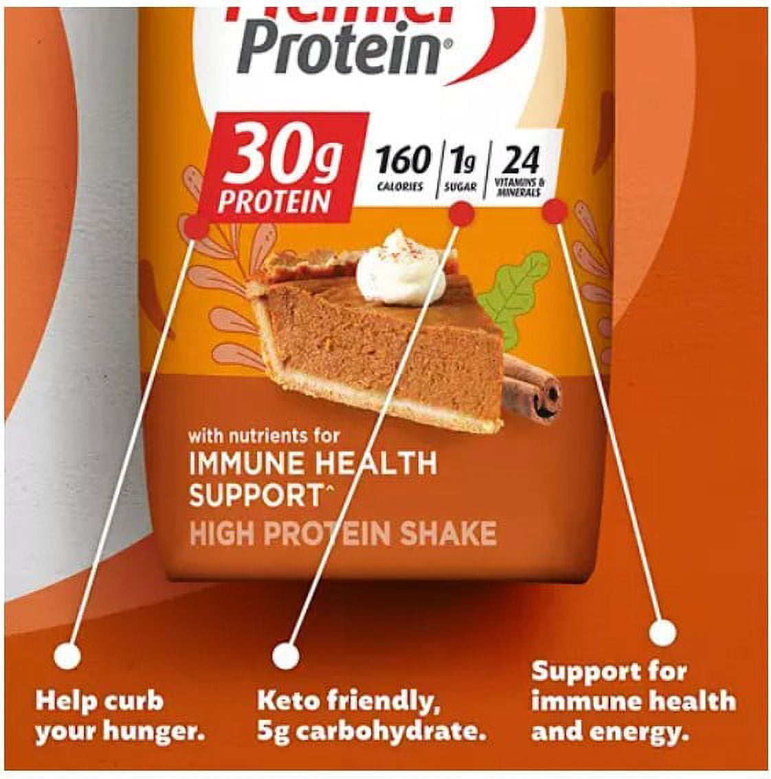 PREMIER PROTEIN 30G HIGH PROTEIN SHAKE PUMPKIN SPICE 11 FL. OZ. 15 PK