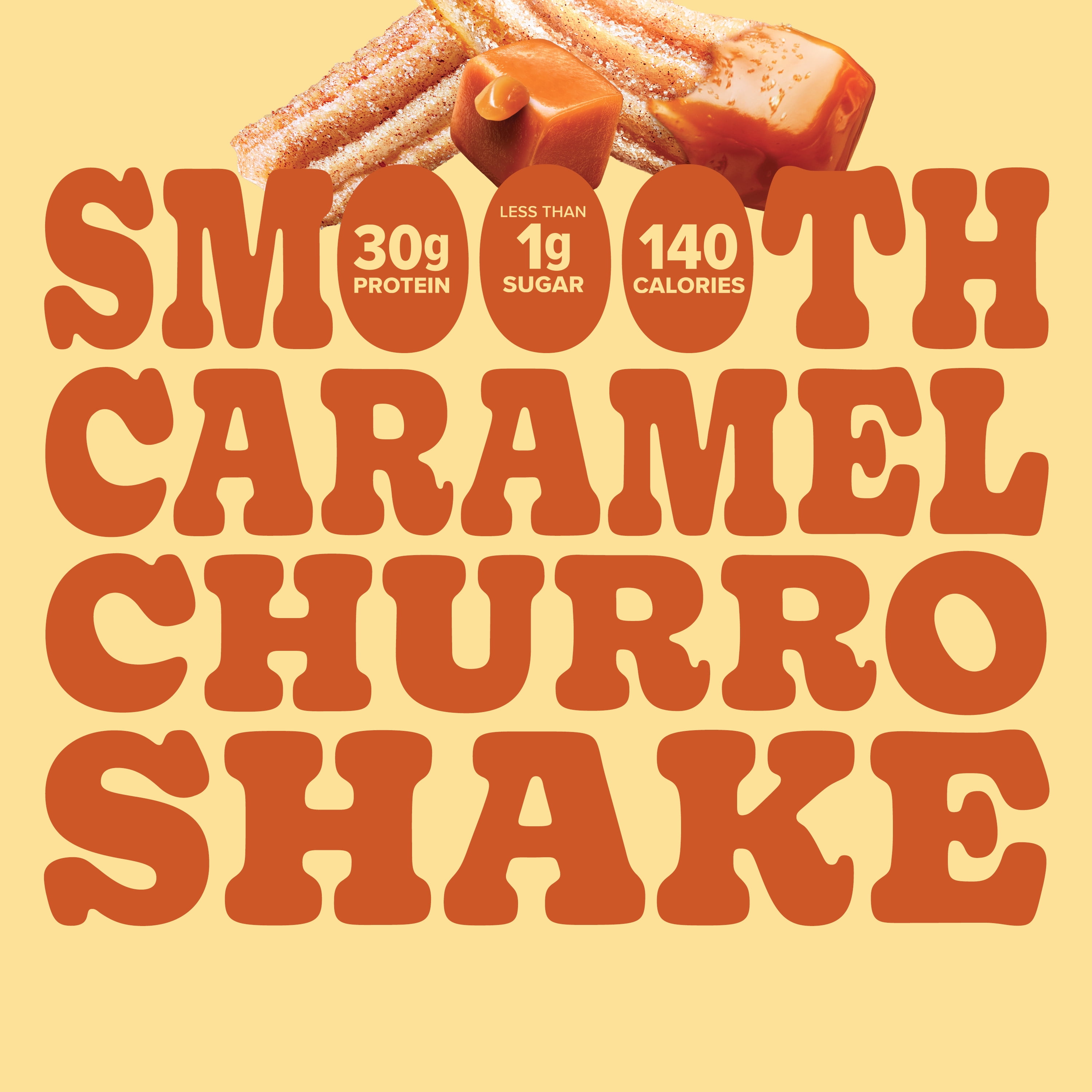 PURE PROTEIN CARAMEL CHURRO COMPLETE PROTEIN SHAKE 30G PROTEIN 11 FL OZ 4 CT