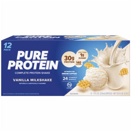 PURE PROTEIN VANILLA SHAKE - HIGH-QUALITY PROTEIN DRINK 2X
