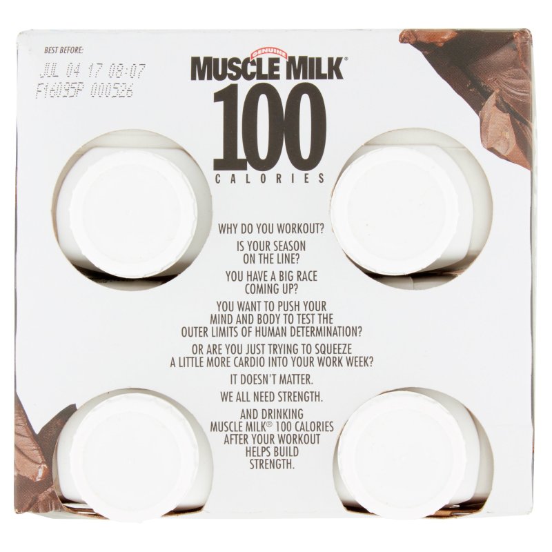 MUSCLE MILK CHOCOLATE NON-DAIRY PROTEIN SHAKE 4 PACK