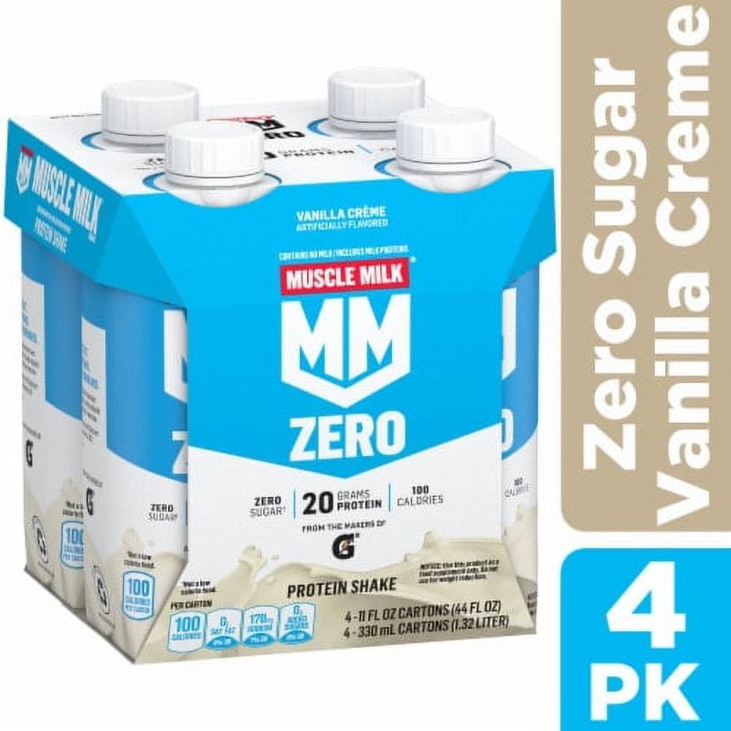 MUSCLE MILK NON DAIRY VANILLA CREME PROTEIN SHAKE PACK OF 6