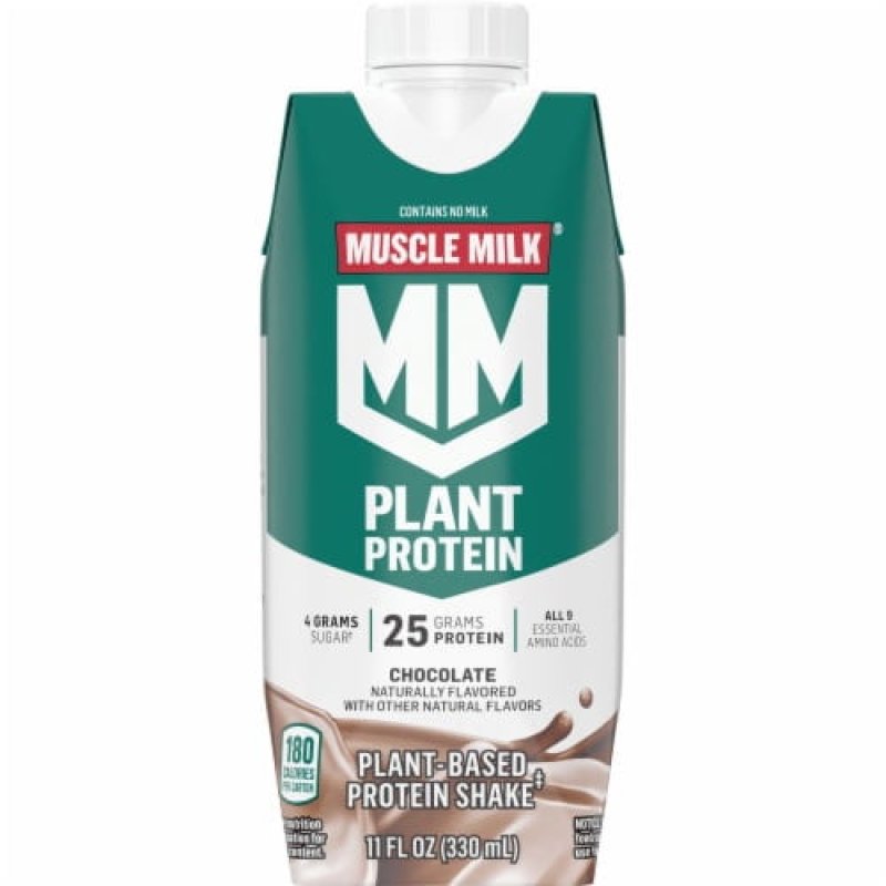 MUSCLE MILK PLANT BASED CHOCOLATE PROTEIN SHAKE BUNDLE BOX