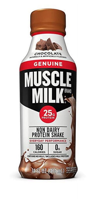 MUSCLE MILK CHOCOLATE 168.0 FL OZ NON DAIRY PROTEIN SHAKE