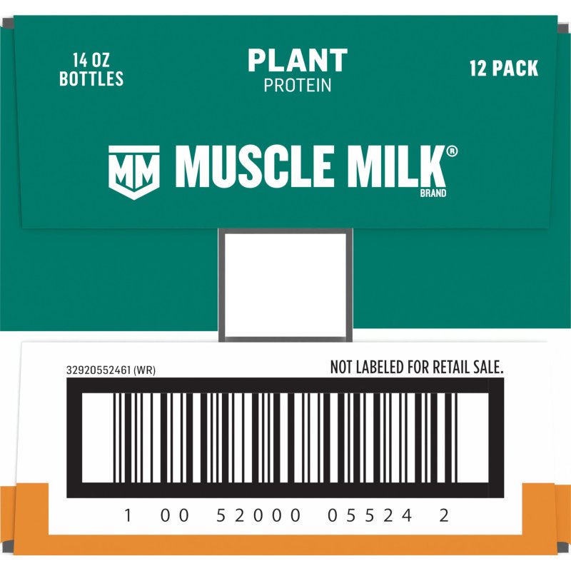 MUSCLE MILK CARAMEL VANILLA PLANT BASED PROTEIN SHAKE 14 FL OZ 12 COUNT