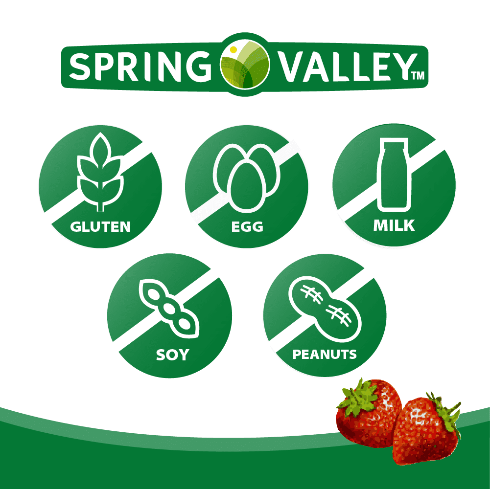 SPRING VALLEY NON GMO MELATONIN GUMMIES STRAWBERRY 5 MG 180 COUNT FOR HEALTHY SLEEP SUPPORT