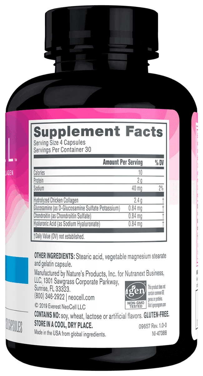 NEOCELL COLLAGEN II IMUCELL 120 CAPSULES FOR JOINT HEALTH