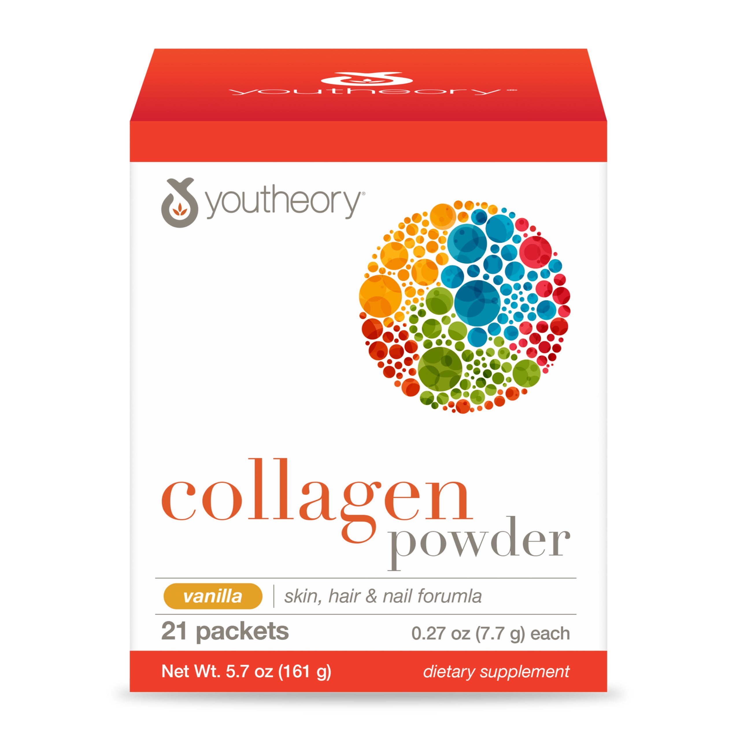 YOUTHEORY VANILLA COLLAGEN POWDER BOTTLE 21 SERVINGS PACK OF 1