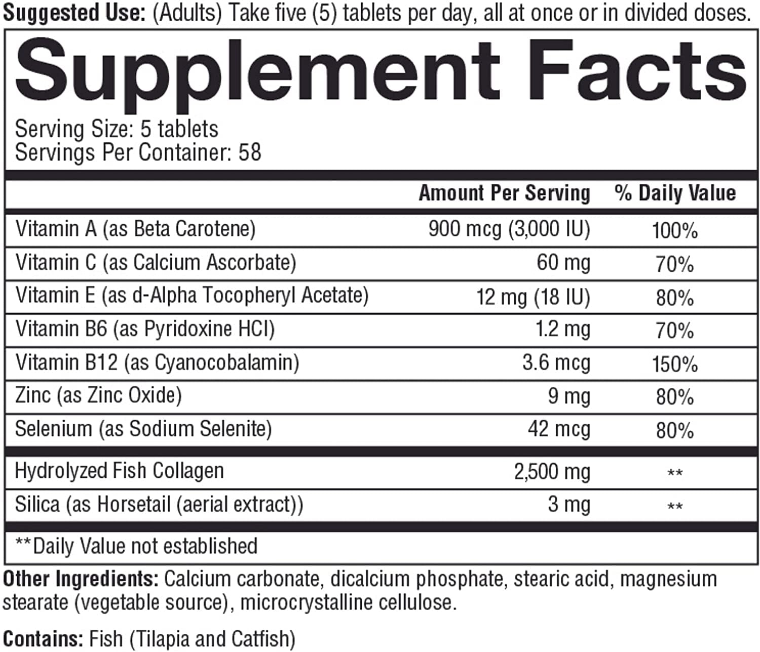YOUTHEORY MARINE COLLAGEN 500MG 290 TABLETS PACK OF 1