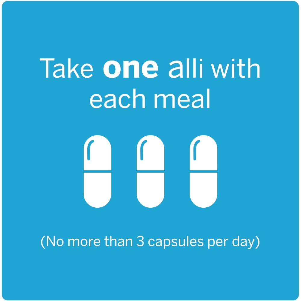 ALLI ORLISTAT WEIGHT LOSS SUPPLEMENT CAPSULES 60 MG 60 CT STARTER PACK