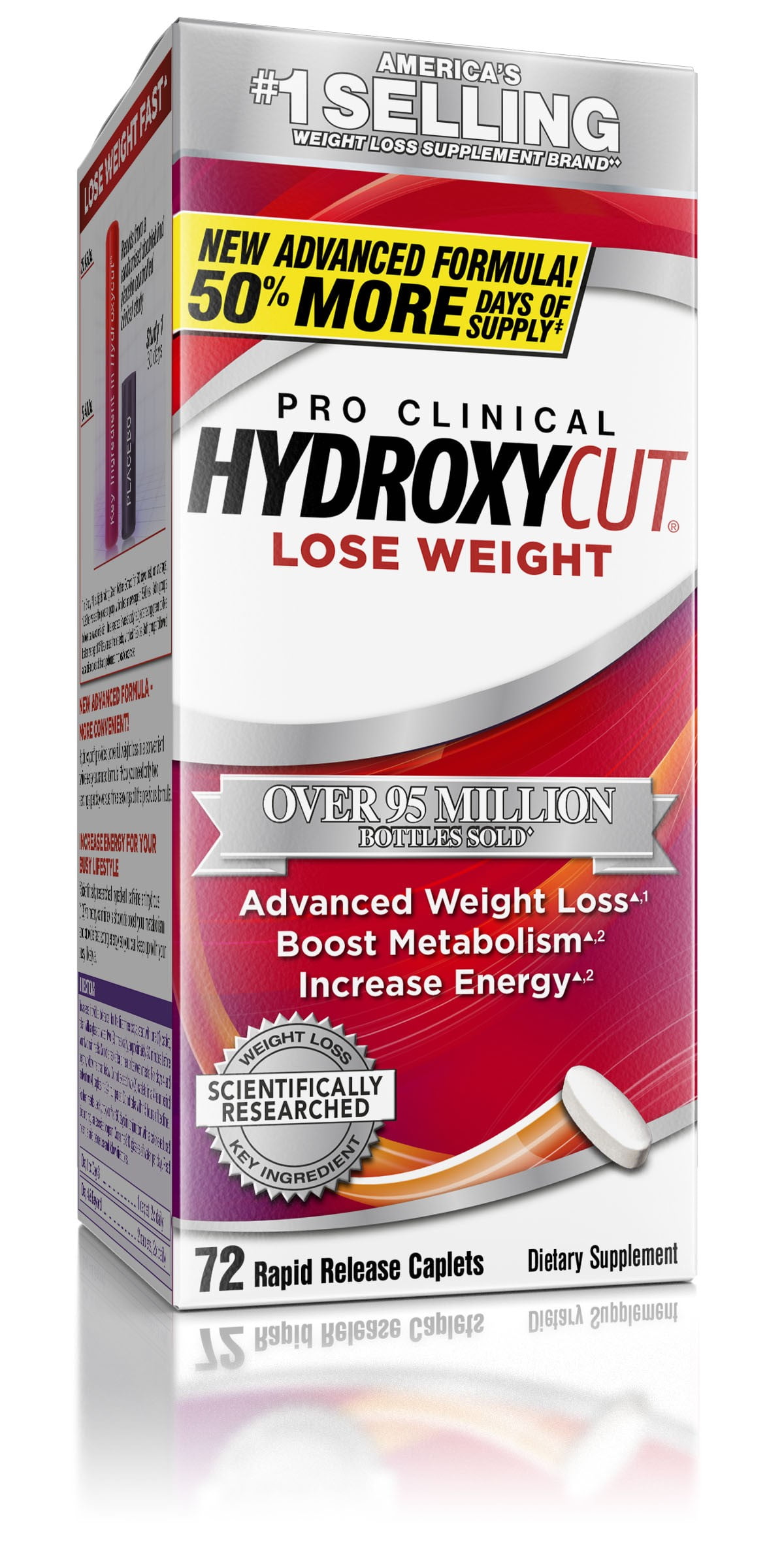 HYDROXYCUT PRO CLINICAL CT 72 CT FOR WEIGHT MANAGEMENT