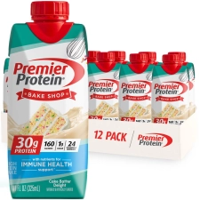 PREMIER PROTEIN SHAKE CAKE BATTER DELIGHT 30G PROTEIN 11 FL OZ 12 CT