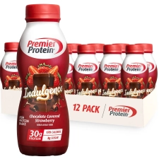 PREMIER PROTEIN CHOCOLATE COVERED STRAWBERRY INDULGENCE SHAKE 30G PROTEIN 11.5 FL OZ 12 CT