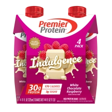 PREMIER PROTEIN WHITE CHOCOLATE RASPBERRY SHAKE 30G PROTEIN 11OZ 4 CT