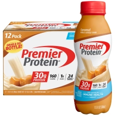 PREMIER PROTEIN SHAKE CARAMEL 30G PROTEIN 11.5 FL OZ 12 CT