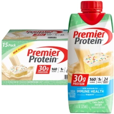 PREMIER PROTEIN CAKE BATTER DELIGHT 30G HIGH PROTEIN SHAKE 15-PACK 11 FL. OZ