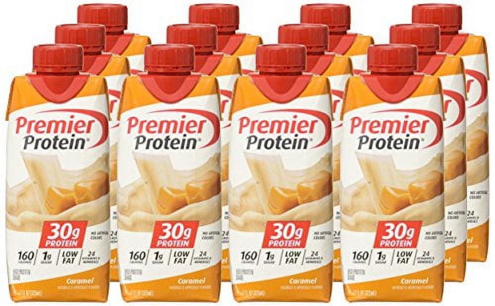PREMIER CARAMEL PROTEIN SHAKE 30G, 11 FL OZ, 12 COUNT