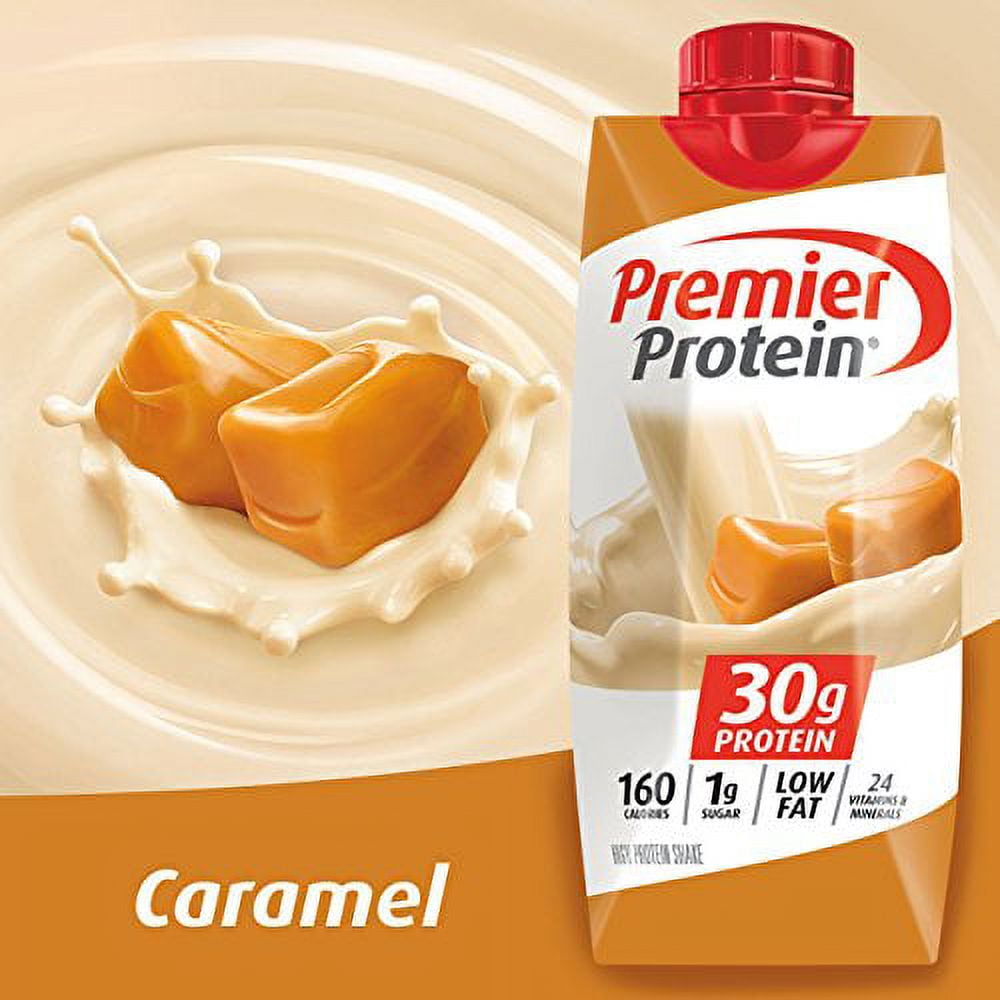 PREMIER CARAMEL PROTEIN SHAKE 30G, 11 FL OZ, 12 COUNT