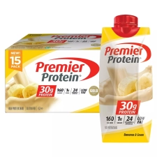 PREMIER PROTEIN BANANAS CREAM HIGH PROTEIN SHAKE 11 FL OZ 15 PACK