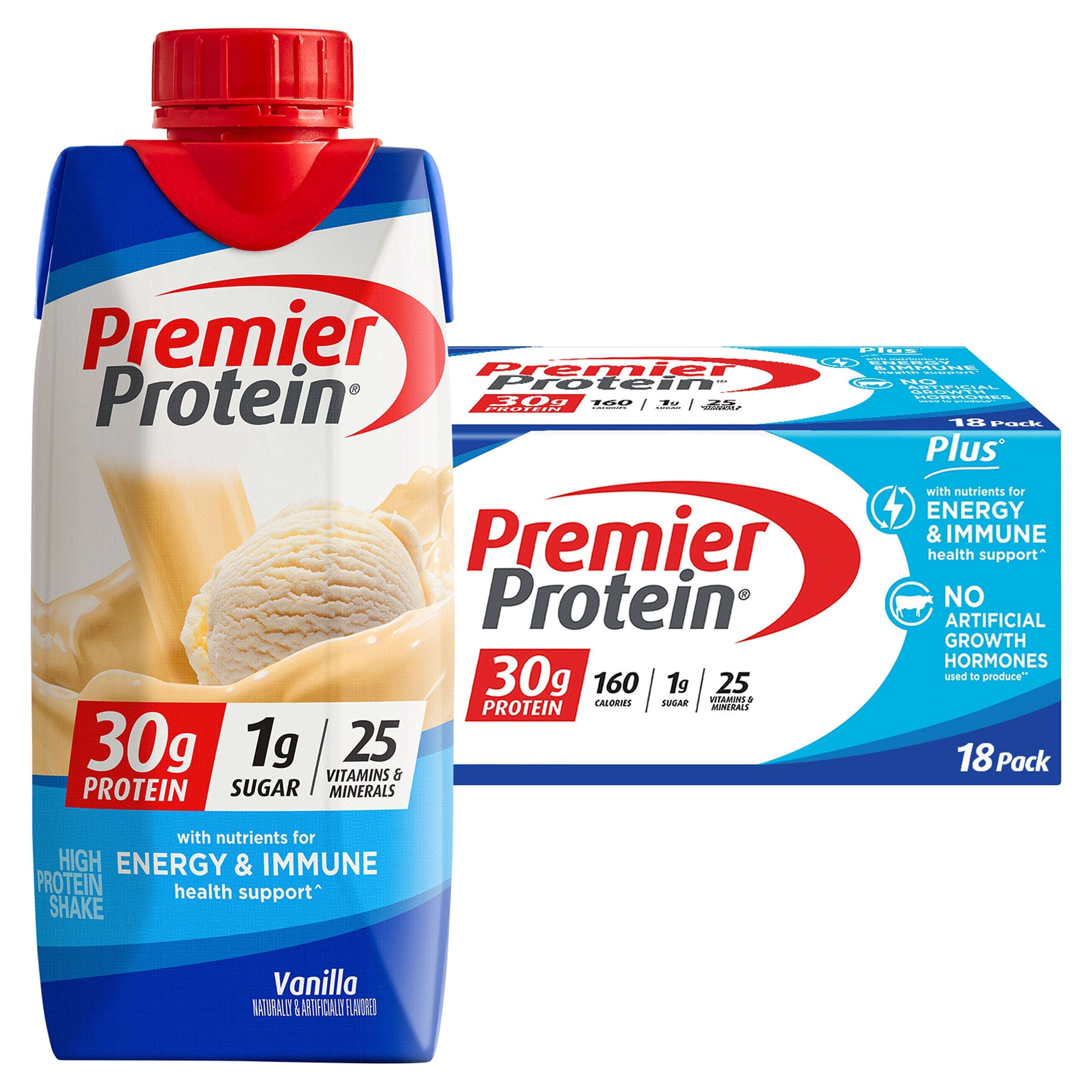 PREMIER 30G PROTEIN ENERGY IMMUNE SUPPORT SHAKE CARAMEL 11 FL OZ 18 PACK
