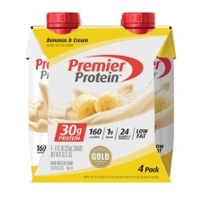 PREMIER PROTEIN SHAKE BANANAS CREAM 30G PROTEIN 11 FL OZ 4 CT