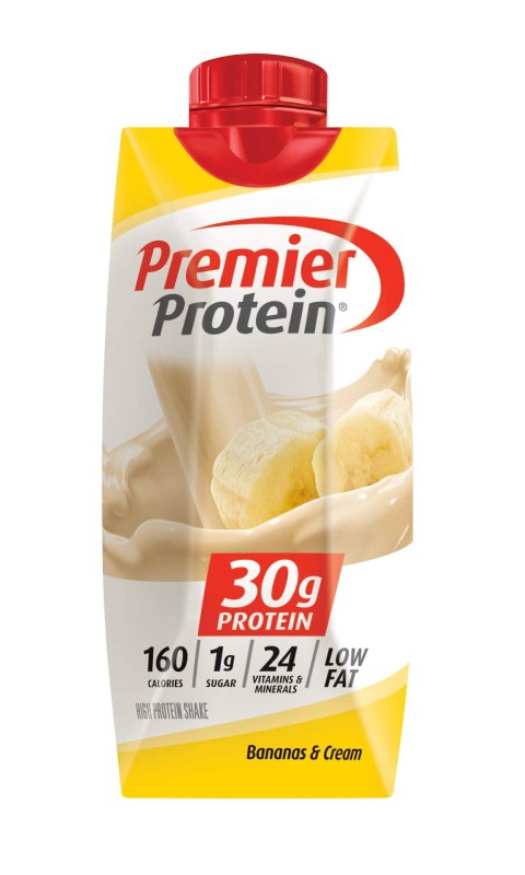 PREMIER PROTEIN SHAKE BANANAS CREAM 30G PROTEIN 11 FL OZ 4 CT