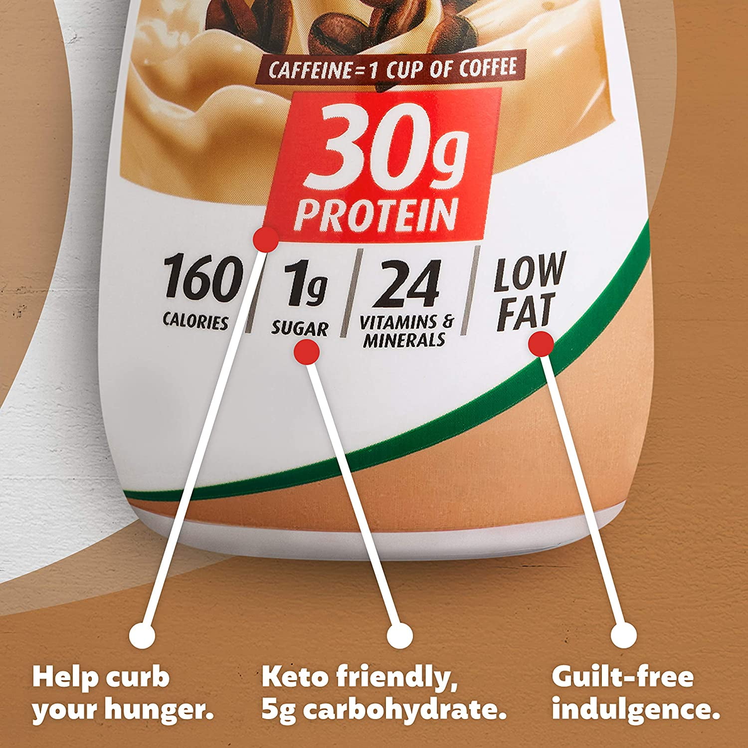 PREMIER PROTEIN SHAKE CAFé LATTE 30G PROTEIN 1G SUGAR 24 VITAMINS MINERALS TO SUPPORT IMMUNE HEALTH 11.5 FL OZ 12 PACK