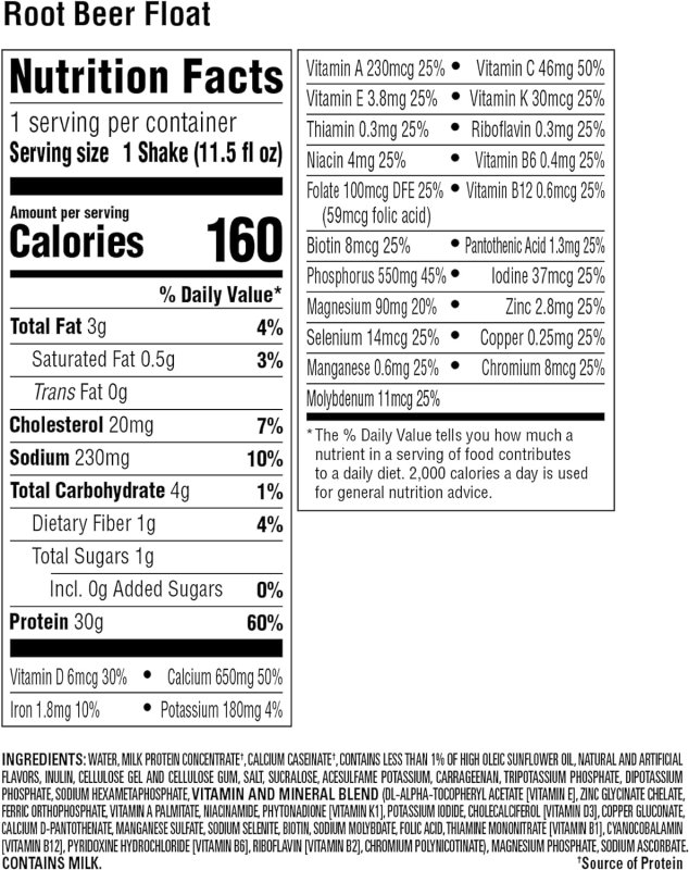 PREMIER PROTEIN SHAKE ROOT BEER FLOAT LIMITED TIME 30G PROTEIN 115 FL OZ 1 CT