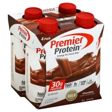 PREMIER PROTEIN CHOCOLATE SHAKE 4 PACK 11 OZ