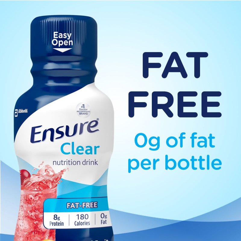 ENSURE CLEAR NUTRITION DRINK MIXED FRUIT 10 FL OZ 8 COUNT