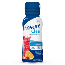 ENSURE CLEAR NUTRITION DRINK 0G FAT 8G PROTEIN MIXED FRUIT 10 FL OZ