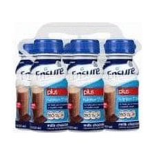 ENSURE PLUS NUTRITION SHAKE BOTTLES MILK CHOCOLATE 8 OZ 6 PK