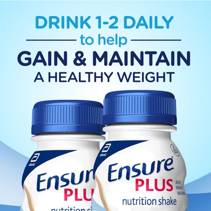 ENSURE PLUS PROTEIN SHAKE VANILLA 16 FL OZ 16 COUNT