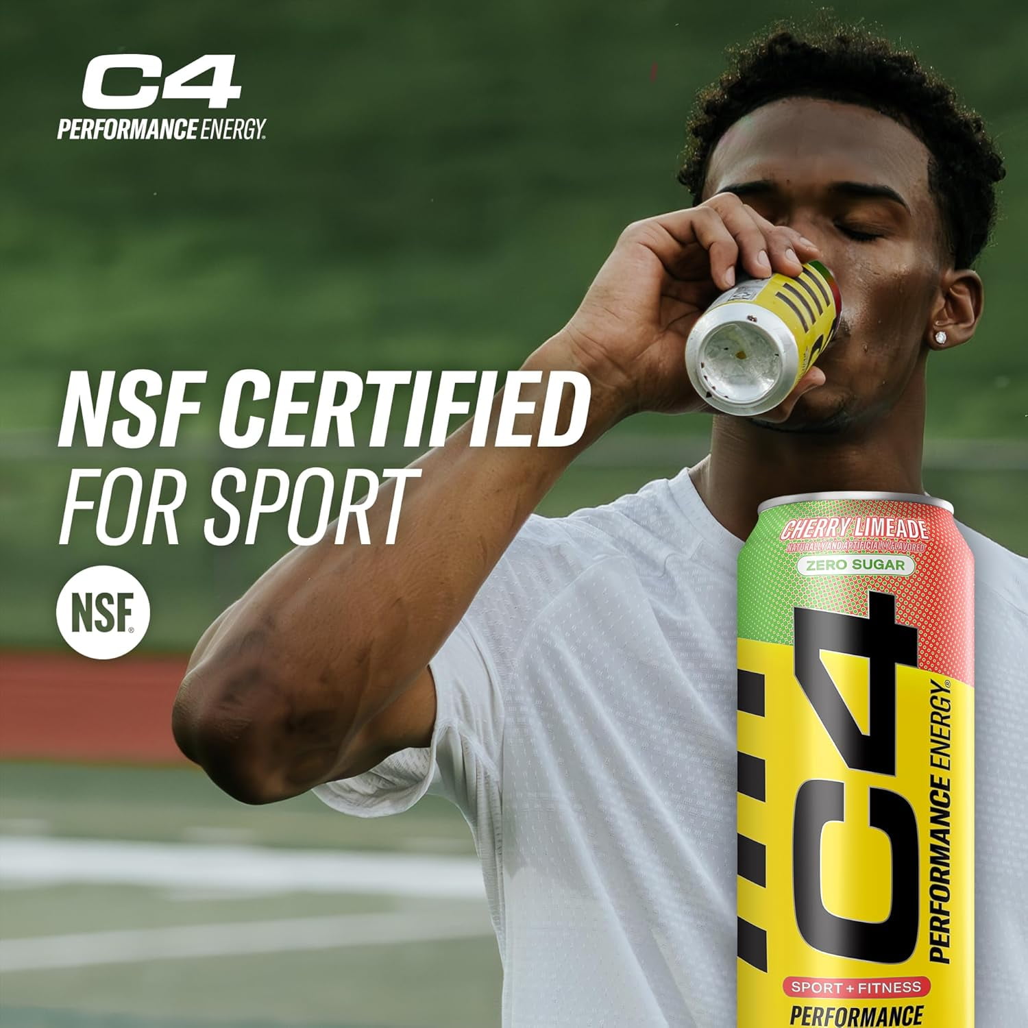CELLUCOR C4 ENERGY DRINK CHERRY LIMEADE ZERO SUGAR CARBONATED 16OZ 12 PACK