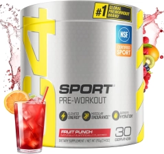 CELLUCOR C4 SPORT PRE WORKOUT POWDER NSF CERTIFIED FOR SPORT FRUIT PUNCH FLAVOR 30 SERVINGS