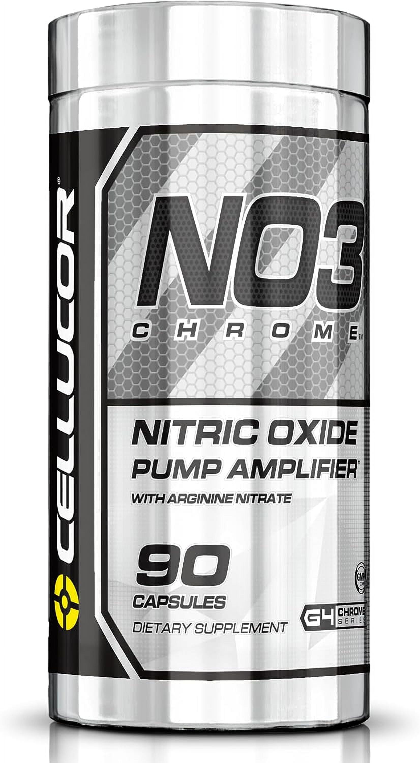 CELLUCOR NO3 CHROME NITRIC OXIDE PUMP AMPLIFIER 90 CAPSULES USA SHIPPING