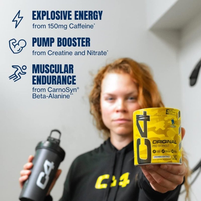 CELLUCOR C4 ORIGINAL MANGO FOXTROT PRE WORKOUT POWDER 30 SERVINGS