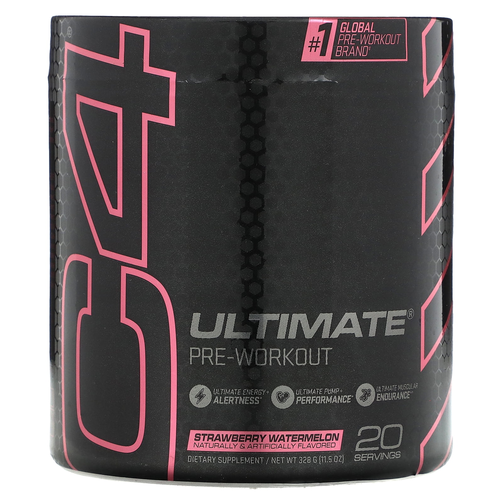 CELLUCOR C4 ULTIMATE PRE WORKOUT POWDER STRAWBERRY WATERMELON 20 SERVINGS