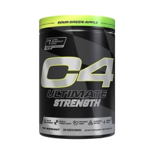 CELLUCOR C4 ULTIMATE STRENGTH PRE-WORKOUT POWDER SOUR GREEN APPLE 20 SERVINGS