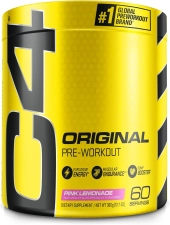 CELLUCOR C4 ORIGINAL PRE-WORKOUT POWDER SUGAR-FREE PINK LEMONADE 60 SERVINGS