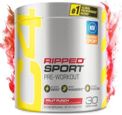 CELLUCOR C4 SPORT RIPPED PRE-WORKOUT FRUIT PUNCH 7.5 OZ 213 G