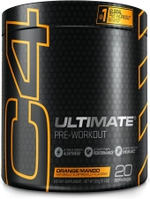 CELLUCOR C4 ULTIMATE PRE WORKOUT POWDER ORANGE MANGO FLAVOR 20 SERVINGS