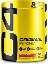 CELLUCOR C4 ORIGINAL FRUIT PUNCH PRE WORKOUT POWDER 60 SERVINGS