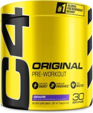 CELLUCOR C4 ORIGINAL PRE WORKOUT POWDER GRAPE FLAVOR 159G - 5.6OZ