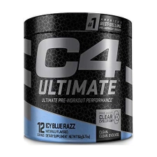 CELLUCOR C4 ULTIMATE PRE WORKOUT POWDER ICY BLUE RAZZ SUGAR FREE ENERGY SUPPLEMENT 300MG CAFFEINE 3.2G BETA ALANINE 2 PATENTED CREATINES 12 SERVINGS 6.7726 OZ