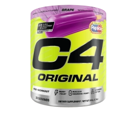 CELLUCOR C4 ORIGINAL PRE WORKOUT POWDER GRAPE POPSICLE FLAVOR 30 SERVINGS