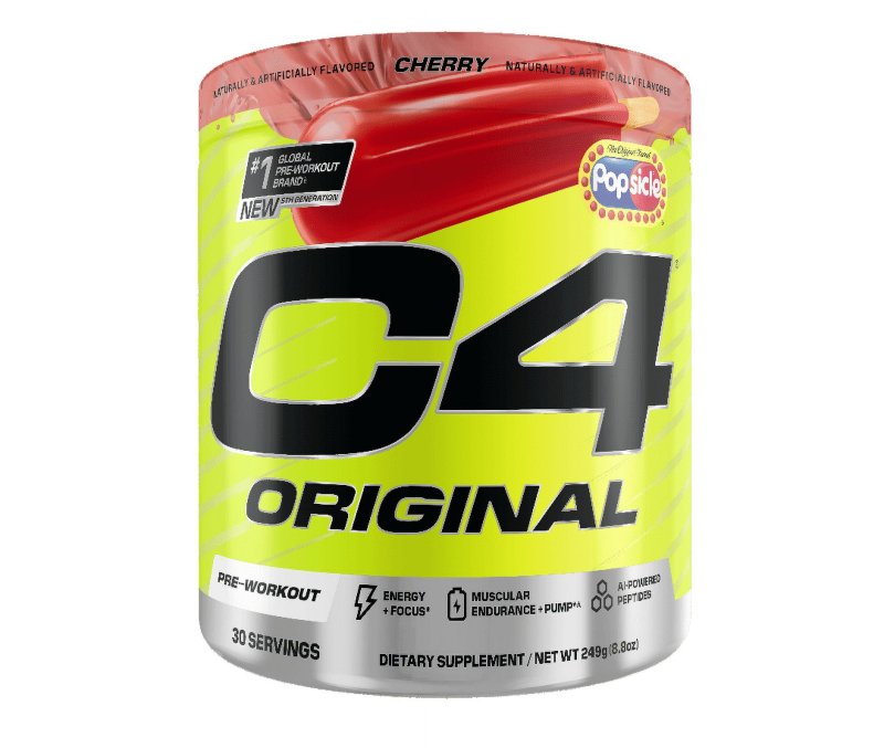 CELLUCOR C4 ORIGINAL CHERRY POPSICLE PRE-WORKOUT POWDER 30 SERVINGS