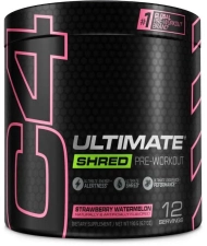 CELLUCOR C4 ULTIMATE SHRED PRE WORKOUT STRAWBERRY WATERMELON 12 SERVINGS