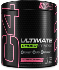 CELLUCOR C4 ULTIMATE SHRED PRE WORKOUT STRAWBERRY WATERMELON 12 SERVINGS