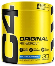 CELLUCOR C4 FROZEN BOMBSICLE PRE WORKOUT POWDER | SUGAR FREE ENERGY FOR MEN WOMEN | 150MG CAFFEINE BETA ALANINE CREATINE | 30 SERVINGS