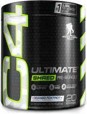 CELLUCOR C4 ULTIMATE SHRED X WOUNDED WARRIOR PROJECT PRE WORKOUT MANGO FOXTROT 20 SERVINGS